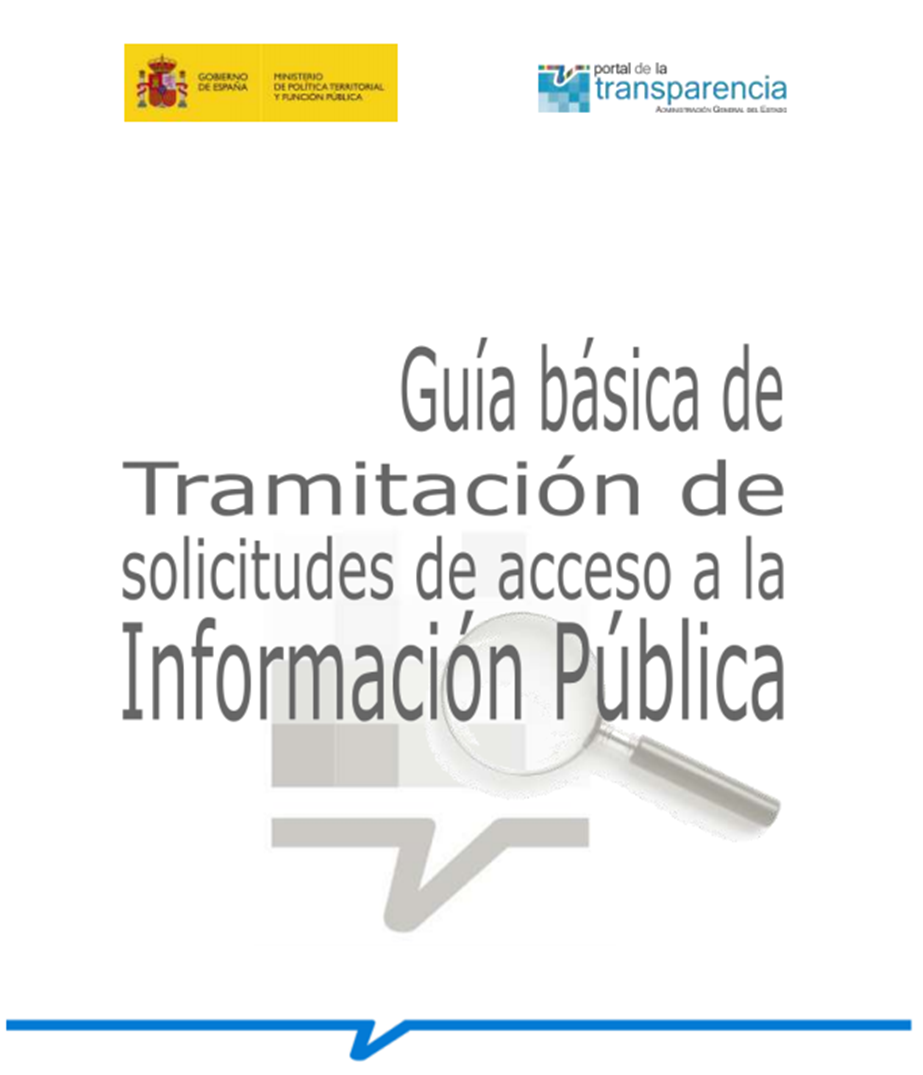 Portada de la Guía básica de Tramitación de solicitudes de acceso a la Información Pública